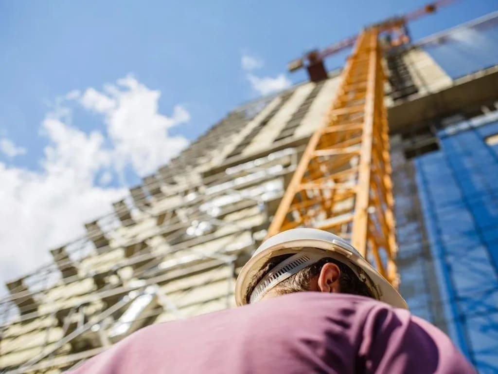 A building under construction
