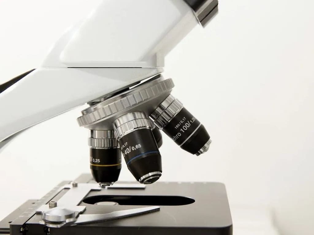 A laboratory microscope