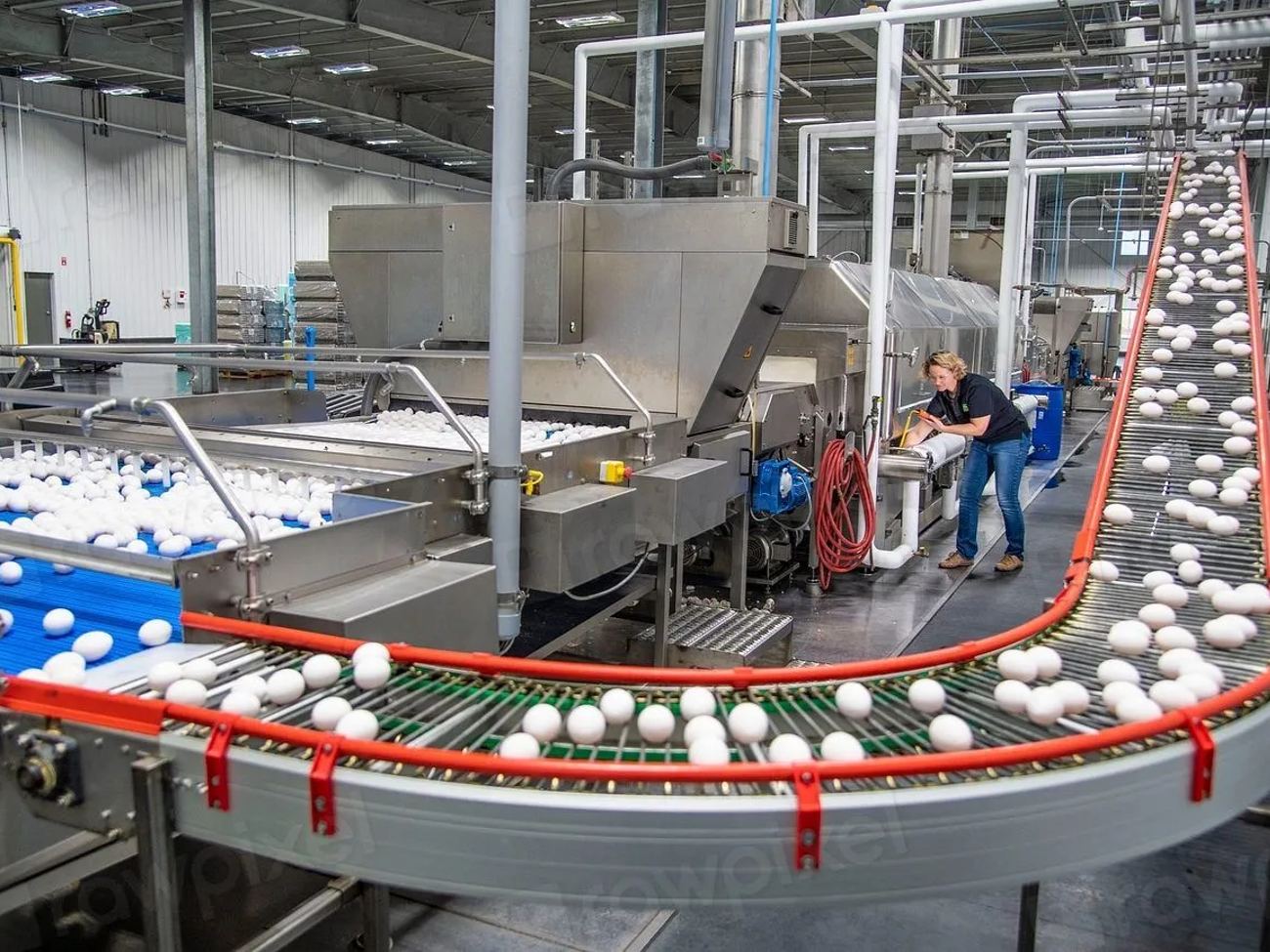 A factory production line